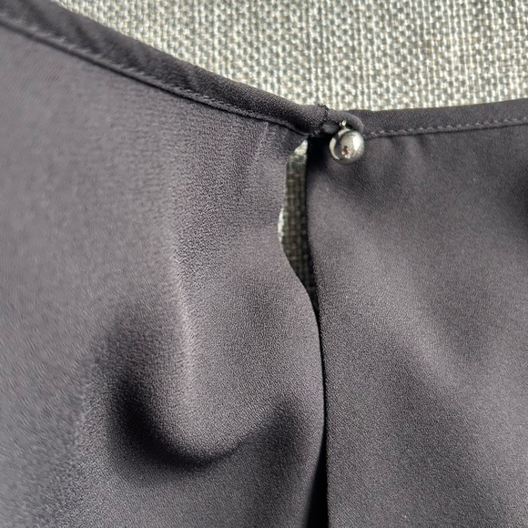 BANANA REPUBLIC Tiered Shift Dress black and White Size 6 - Picture 5 of 14